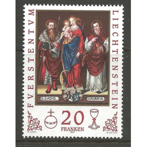 LIECHTENSTEIN SG1152 1997 NATIONAL PATRON SAINTS MNH