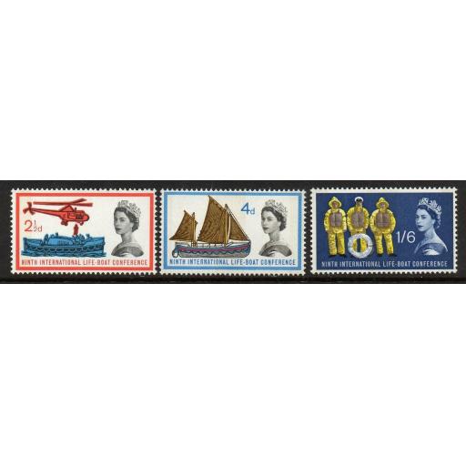 GB SG639p/41p 1963 LIFEBOAT PHOSPHOR MNH