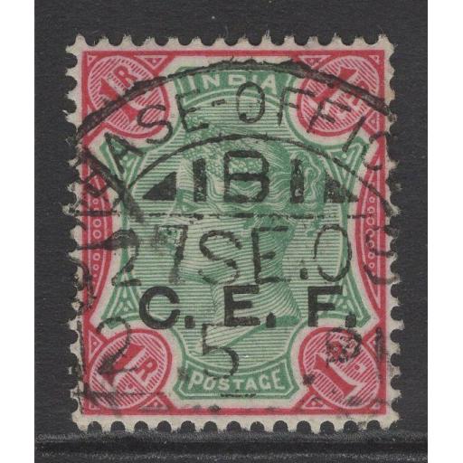 india-c.e.f.-sgc10-1900-1r-green-carmine-used-730615-p.jpg