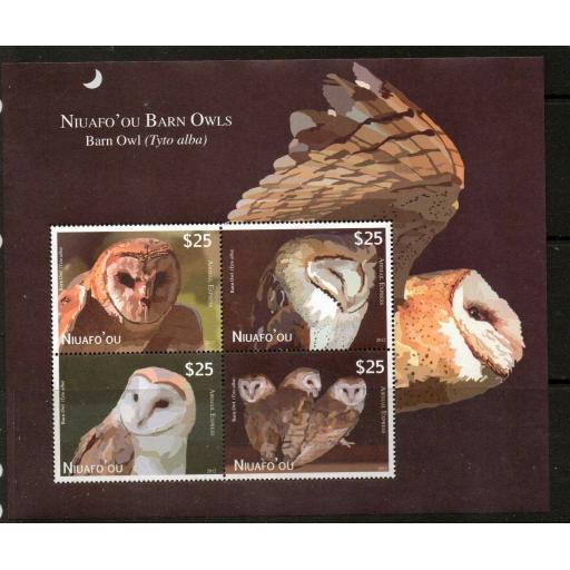 NIUAFO'OU SGMSE5 2012 OWLS MNH