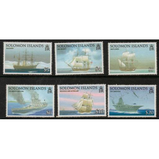 SOLOMON ISLANDS SG1262/7 2009 SEAFARING & EXPLORATION MNH