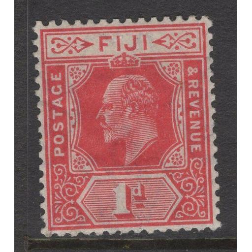 FIJI SG119 1906 1d RED MTD MINT