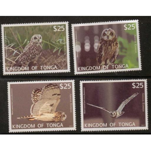 TONGA SGE2/E5 2012 OWLS MNH