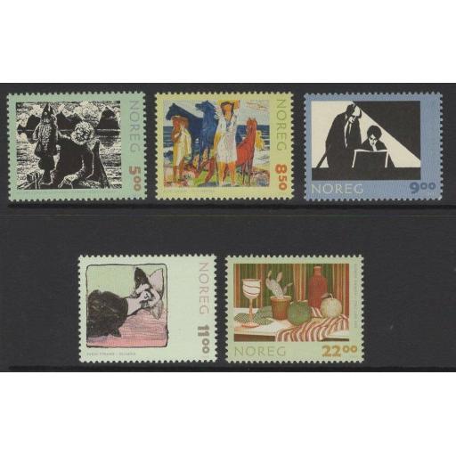 NORWAY SG1484/8 2003 GRAPHIC ART MNH