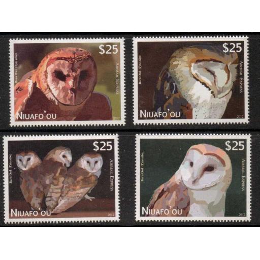 NIUAFO'OU SGE1 2012 OWLS MNH