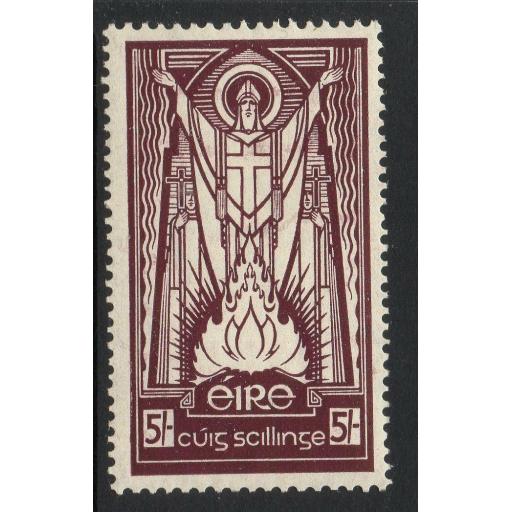 IRELAND SG103 1937 5/= MAROON MTD MINT