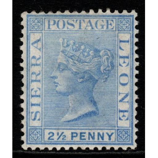 SIERRA LEONE SG31 1891 2½d ULTRAMARINE MTD MINT