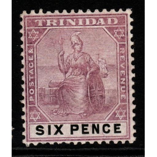 TRINIDAD SG139 1905 6d DULL PURPLE & BLACK MTD MINT