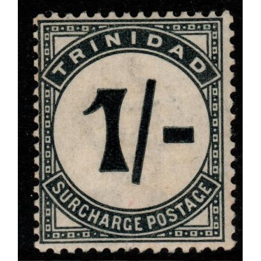 TRINIDAD SGD9a 1885 1/= POSTAGE DUE WITH UPRIGHT STROKE MTD MINT
