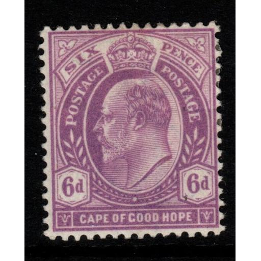 CAPE OF GOOD HOPE SG76 1903 6d BRIGHT MAUVE MTD MINT