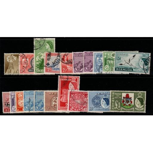 BERMUDA SG135/50 1953-62 DEFINITIVE SET FINE USED