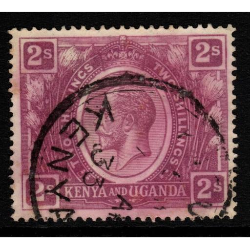 KENYA, UGANDA & TANGANYIKA SG88 1922 2/= DULL PURPLE USED