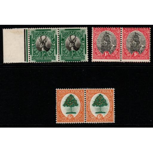 SOUTH AFRICA SG30/2 1926 SET OF 3 MTD MINT
