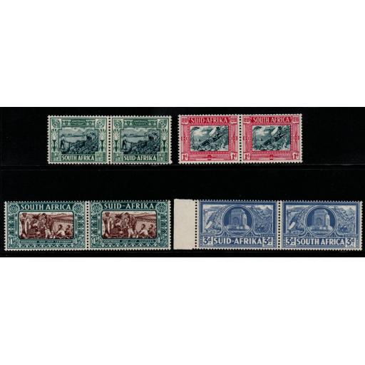 SOUTH AFRICA SG76/9 1938 VOORTREKKER CENTENARY MNH