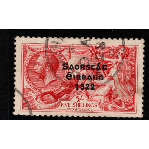 IRELAND SG87 1928 5/= ROSE-CARMINE USED