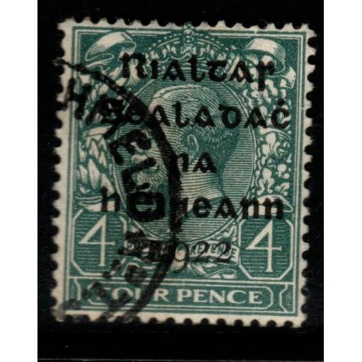 IRELAND SG6 1922 4d GREY-GREEN USED