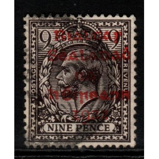 IRELAND SG8b 1922 9d AGATE RED-OVERPRINT FINE USED