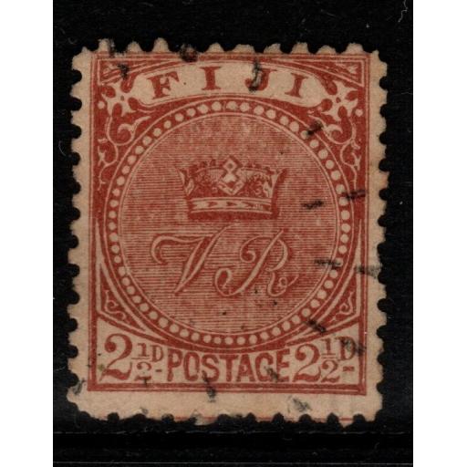 FIJI SG90 1895 2½d BROWN p11 USED