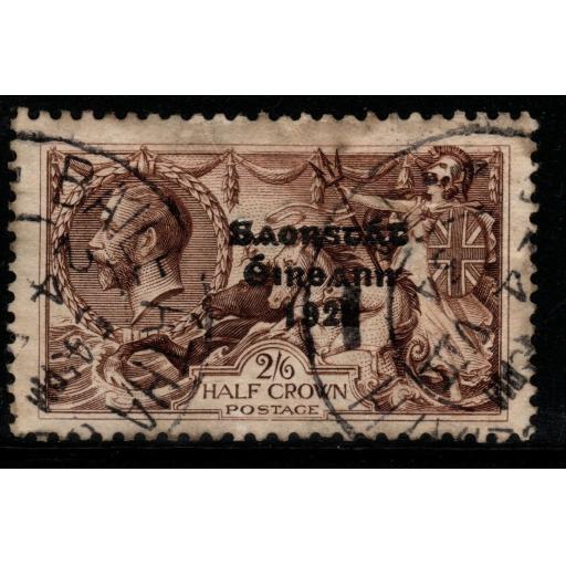 IRELAND SG86 1927 2/6 CHOCOLATE-BROWN USED