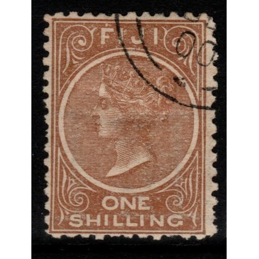 FIJI SG64 1881 1/= PALE BROWN USED