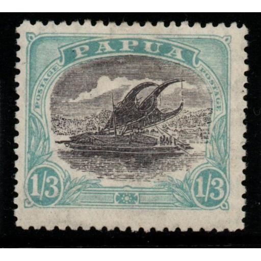 PAPUA SG128 1932 1/3 LILAC & PALE GREENISH BLUE MTD MINT