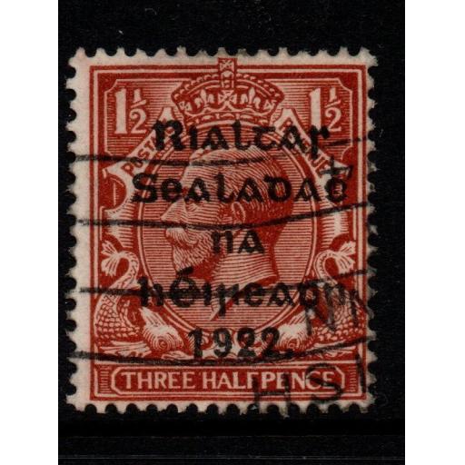 IRELAND SG28 1922 1½d RED-BROWN USED