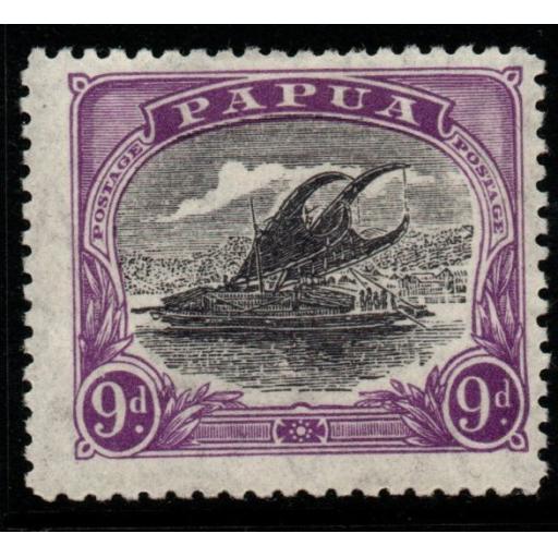 PAPUA SG127 1932 9d LILAC & VIOLET MTD MINT