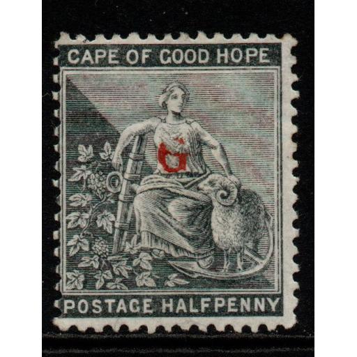 GRIQUALAND WEST SG14 1878 ½d GREY-BLACK MTD MINT