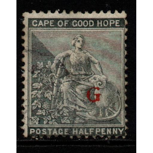 GRIQUALAND WEST SG14 1878 ½d GREY-BLACK USED